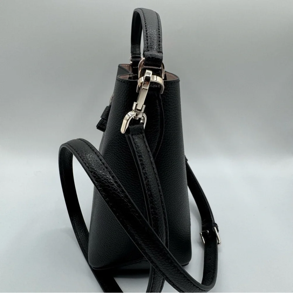 Kate Spade Black Leather Shoulder Bag | New with Tags